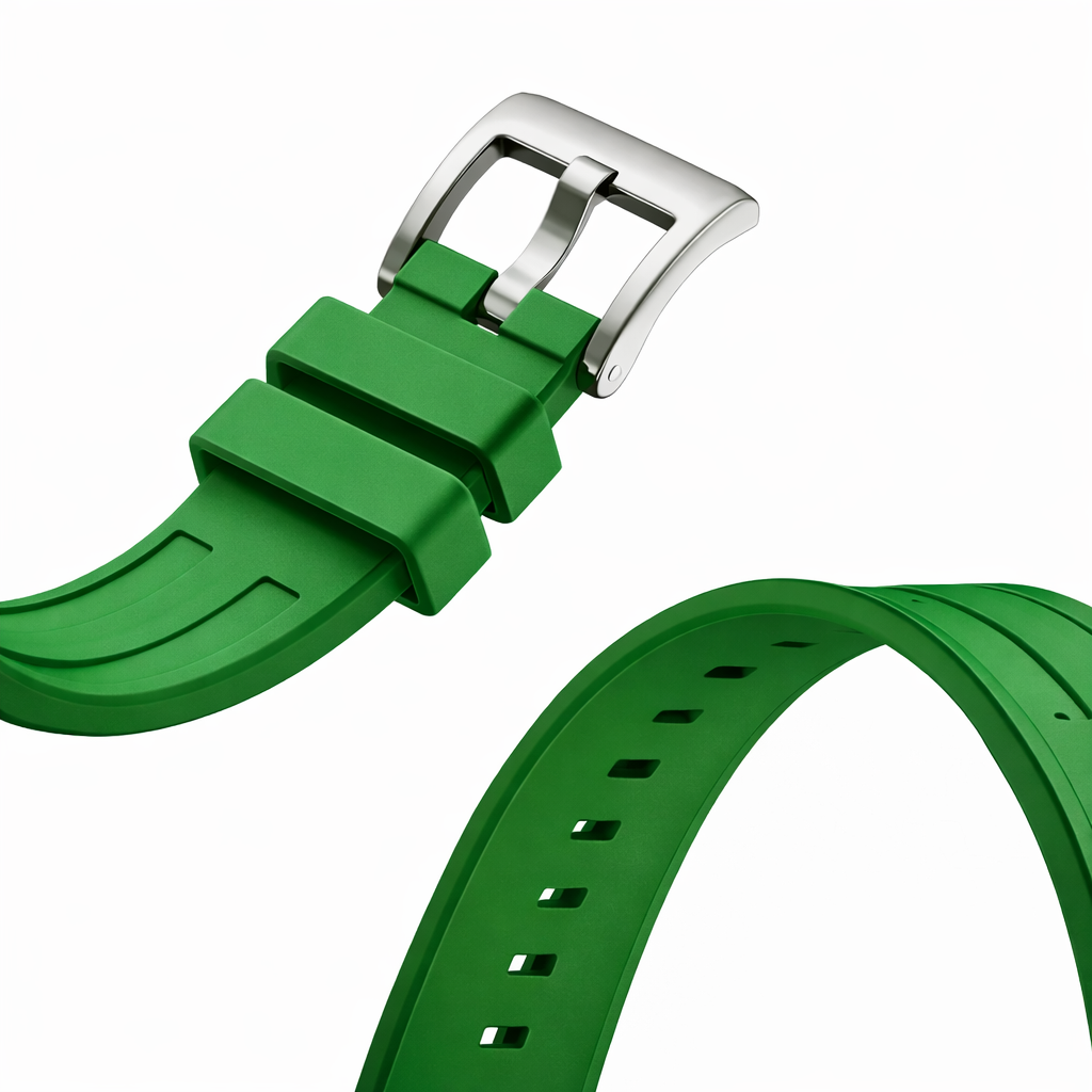 AILANG 8087 SKELETON CHRONOGRAPH QUARTZ GREEN STRAP(GREEN DIAL)